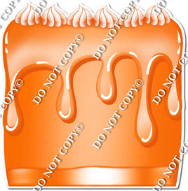 Flat Orange - Split Cake