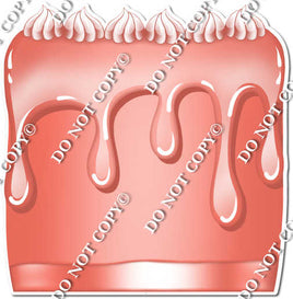 Flat Coral - Split Cake