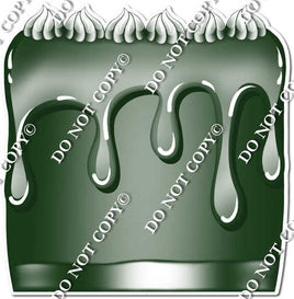 Flat Hunter Green - Split Cake