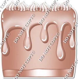 Flat Rose Gold - Split Cake