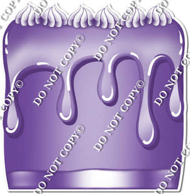 Flat Purple - Split Cake