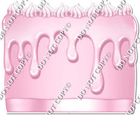 Flat Baby Pink - Split Cake