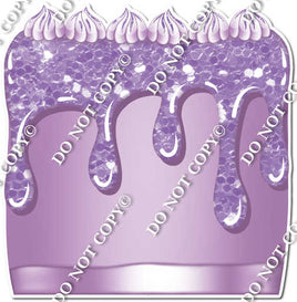 Sparkle Lavender - Split Cake