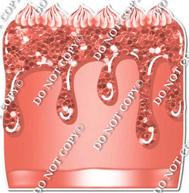 Sparkle Coral - Split Cake