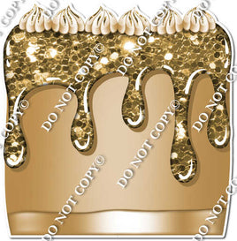 Sparkle Gold - Split Cake