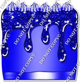 Sparkle Blue - Split Cake