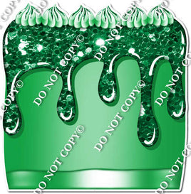 Sparkle Green - Split Cake