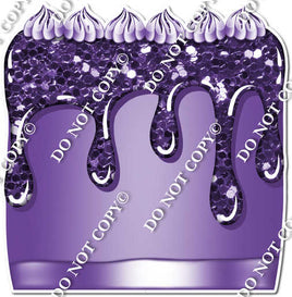Sparkle Purple - Split Cake