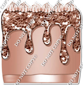 Sparkle Rose Gold - Split Cake