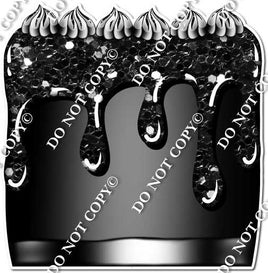 Sparkle Black - Split Cake