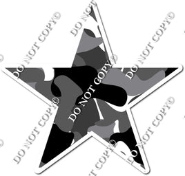Grey Camo Star