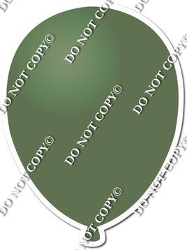 Flat - Sage Balloon - Style 2