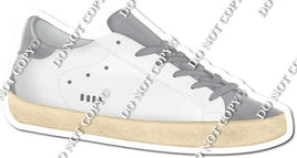 Grey & White Shoe
