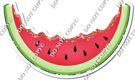 Eaten Watermelon Slice