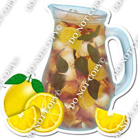 Ice Tea Pitcher and Lemons w/ Variants