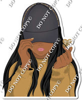 Gold - Teenage Girl Wearing Hat w/ Variants