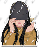 Gold - Teenage Girl Wearing Hat w/ Variants