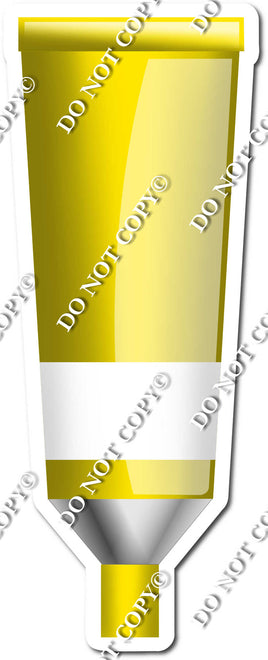 Yellow - Vertical Paint Tube w/ Variants