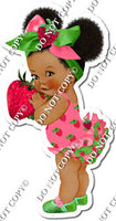 Girl Holding Strawberries w/ Variants