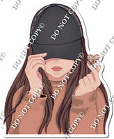 Rose Gold - Teenage Girl Wearing Hat w/ Variants