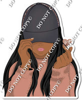 Rose Gold - Teenage Girl Wearing Hat w/ Variants