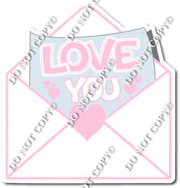 Flat Baby Pink Envelope w/ Variants