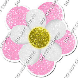 10 Petals Baby Pink & White Daisy w/ Variants