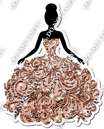 Silhouette Girl in Sparkle Dress w/ Multiple Colors| Sign Swag USA Silhouette Girl in Sparkle Dress w/ Multiple Colors| Sign Swag USA