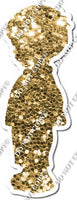 Gold Sparkle Boy Silhouette w/ Variants