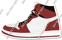 Red & White Shoe