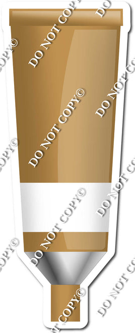 Gold - Vertical Paint Tube w/ Variants