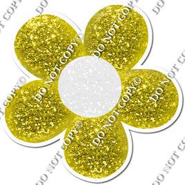 5 Petals Yellow & White Center Daisy w/ Variants