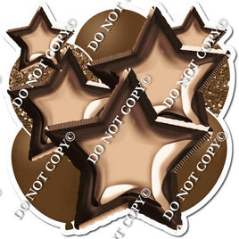 Chocolate Balloon & Star Bundle