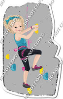 Girl Climbing Rockwall w/ Variants