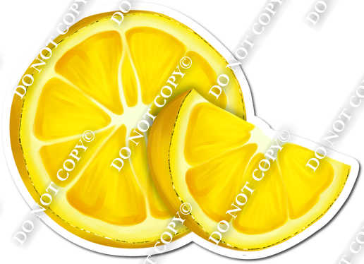 Lemon Slide & Wedge| Sign Swag USA