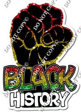 Black History Statement - Fist