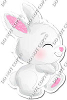 Cartoon White Rabbit 4 w/ Variants