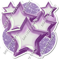 Lavender Balloon & Star Bundle