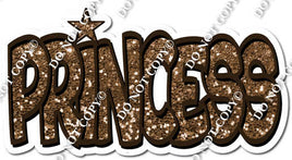 Chocolate Sparkle BB Font Princess Statement w/ Variant