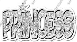 Light Silver BB Font Sparkle BB Font Princess Statement w/ Variant