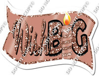 Rose Gold Wish Big Statement