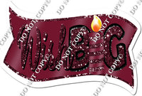 Burgundy Wish Big Statement w/ Variants