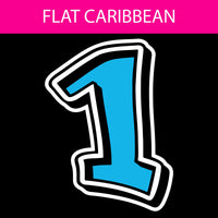 Flat - 23.5" GR Number Sets