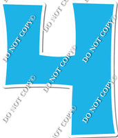 23.5" KG Individual Flat Caribbean - Numbers, Symbols & Punctuation