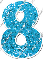30" - XL KG Individual Caribbean Sparkle Numbers