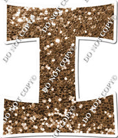 18" KG Individual Chocolate Sparkle - Alphabet Pieces