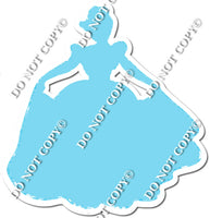 Princess Flat Blue Silhouette w/ Variants