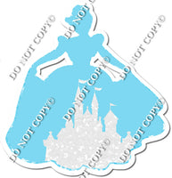 Princess Flat Baby Blue with Castle w/ Variants