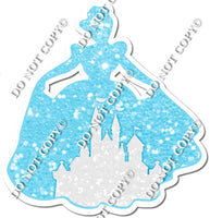 Princess - Sparkle Baby Blue with Castle w/ Variants