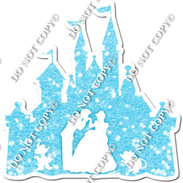 Baby Blue Sparkle Castle